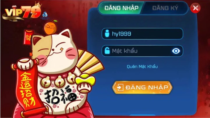 Tuân thủ các bước đăng nhập Vip79 dễ dàng